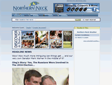 Tablet Screenshot of northernneck.com